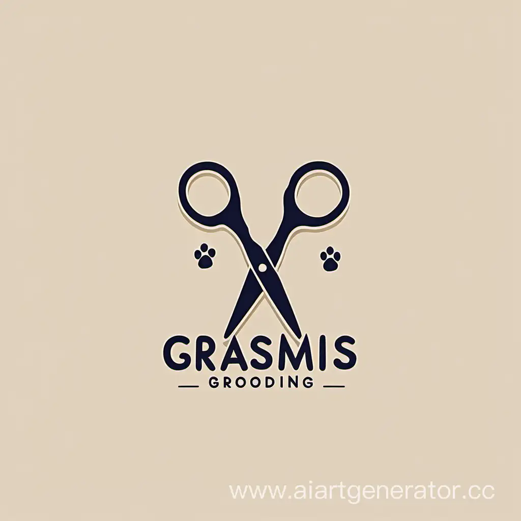 Chic-Dog-Grooming-Logo-with-Scissors-and-Paws