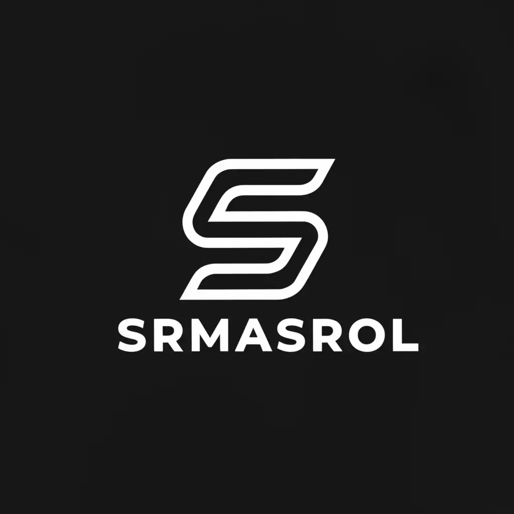 LOGO-Design-For-SRMasrol-Bold-Minimalistic-S-for-Sports-Fitness-Industry