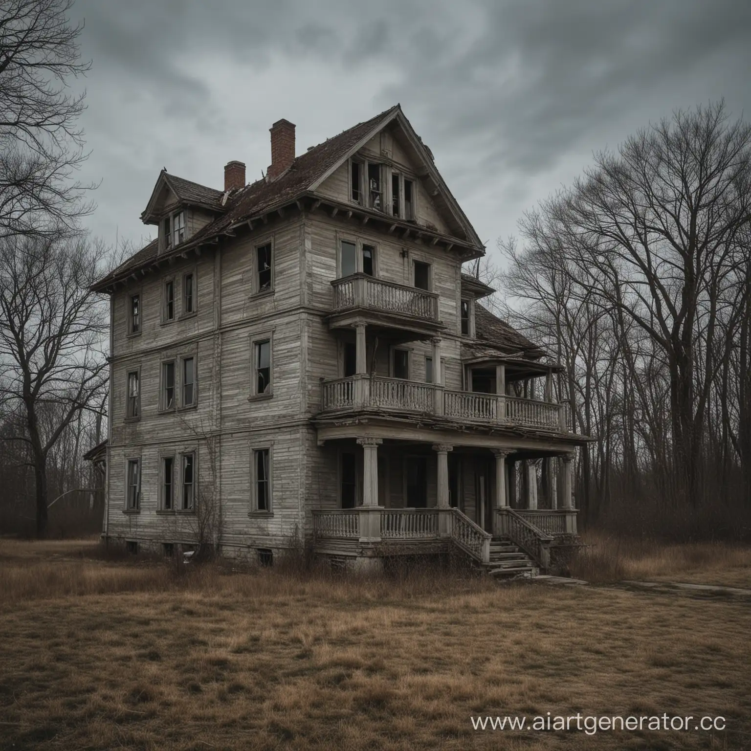 Eerie-Abandoned-House-in-the-Moonlight