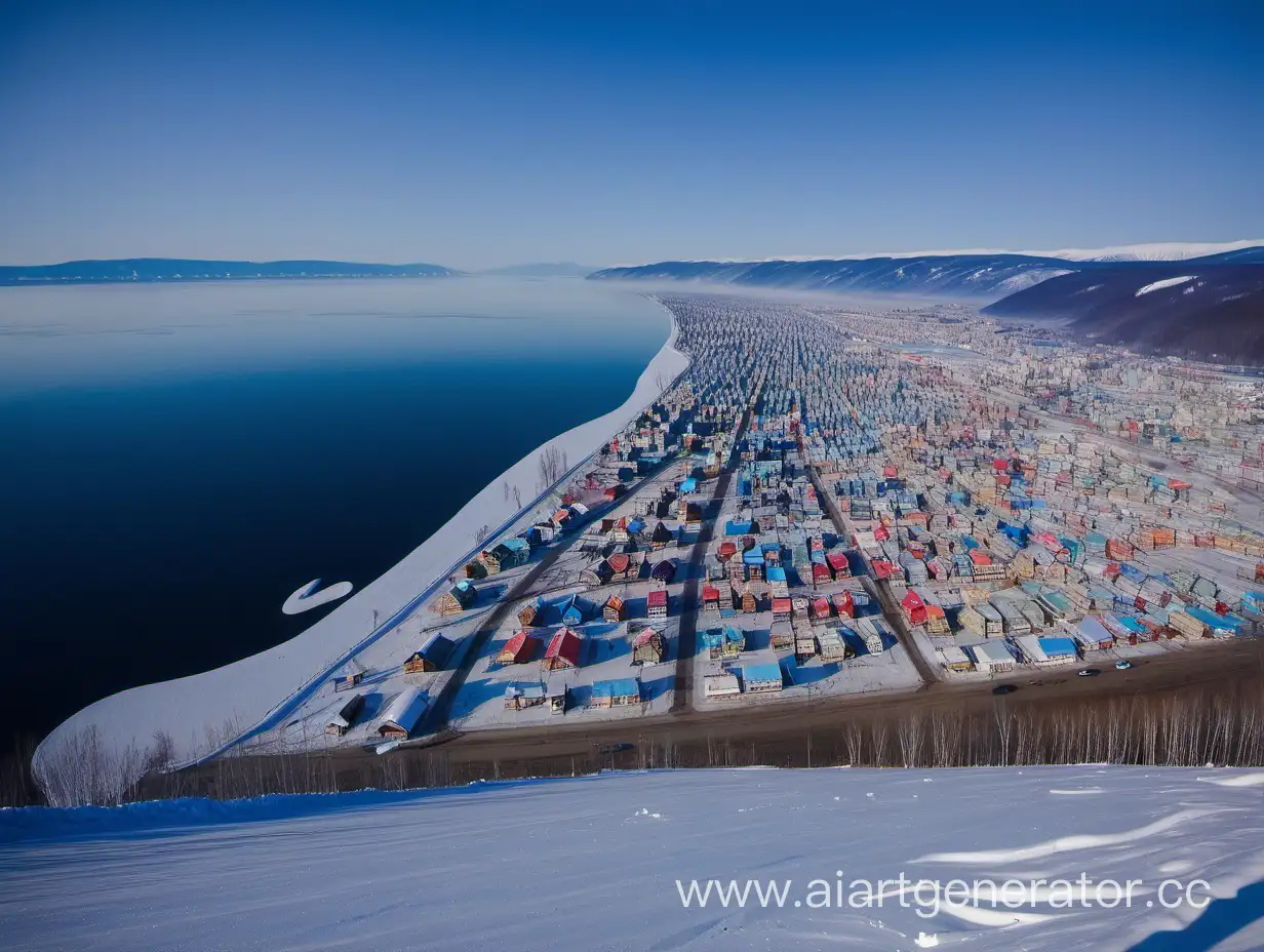 Scenic-Baikalsk-Cityscape-along-Lake-Baikals-Shoreline