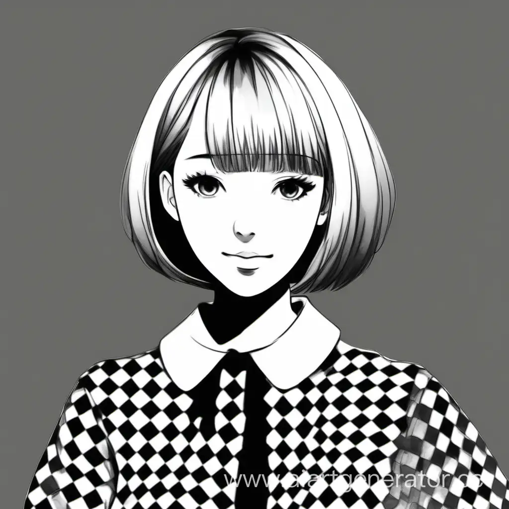 Young-Teacher-in-Stylish-Checkered-Dress-Speaking-at-Teachers-Meeting