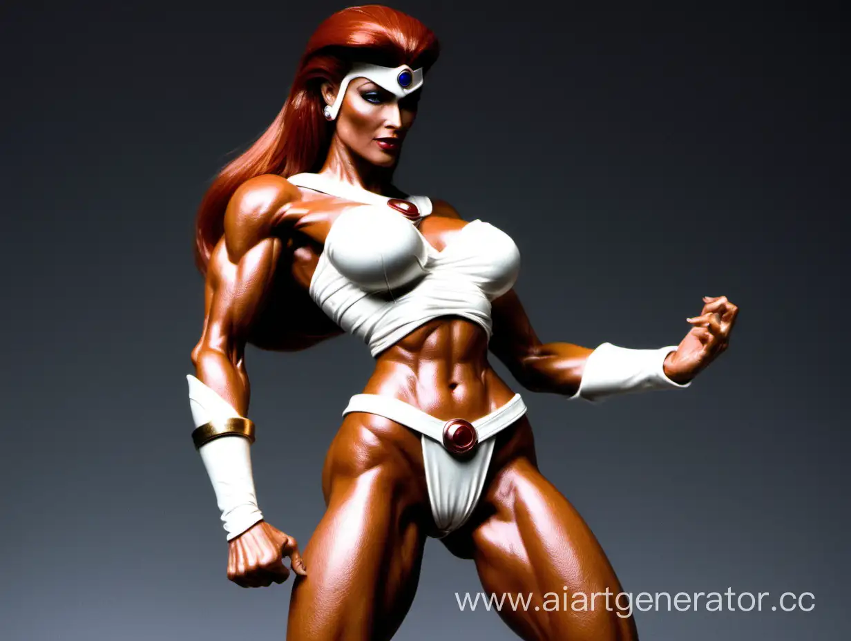 Teela, Mster of the universe, With a muscular body