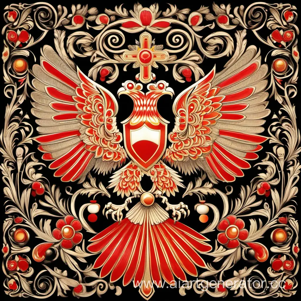Russian-Symbolism-and-Ornament-Intricate-Cultural-Patterns-and-Symbolic-Imagery