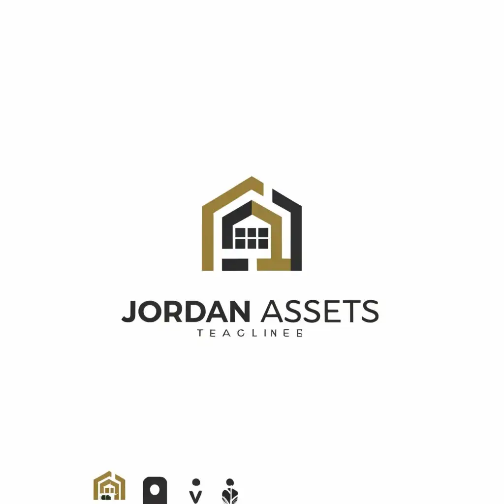 LOGO-Design-for-Jordan-Assets-Simplistic-Home-Icon-for-Real-Estate-Branding