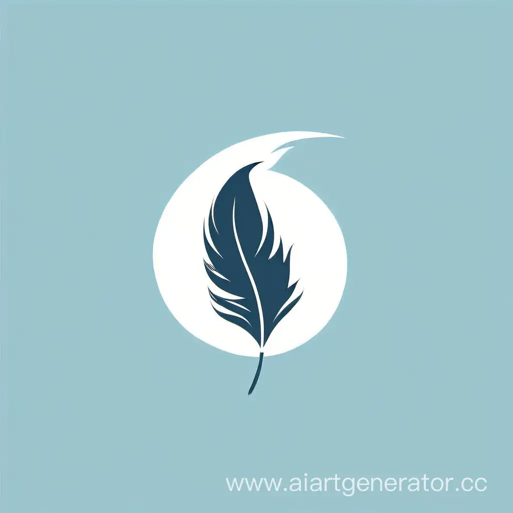 Minimalistic-Cloud-with-Feather-Logo