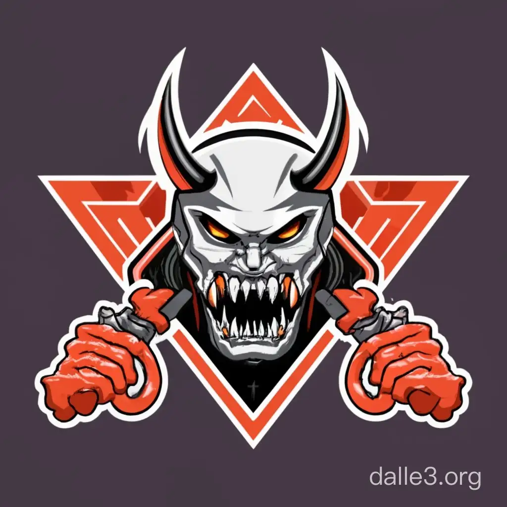 Make a gaming profile picture for me. Mascot logo as evil Demon. Include my gamertag, XantechX