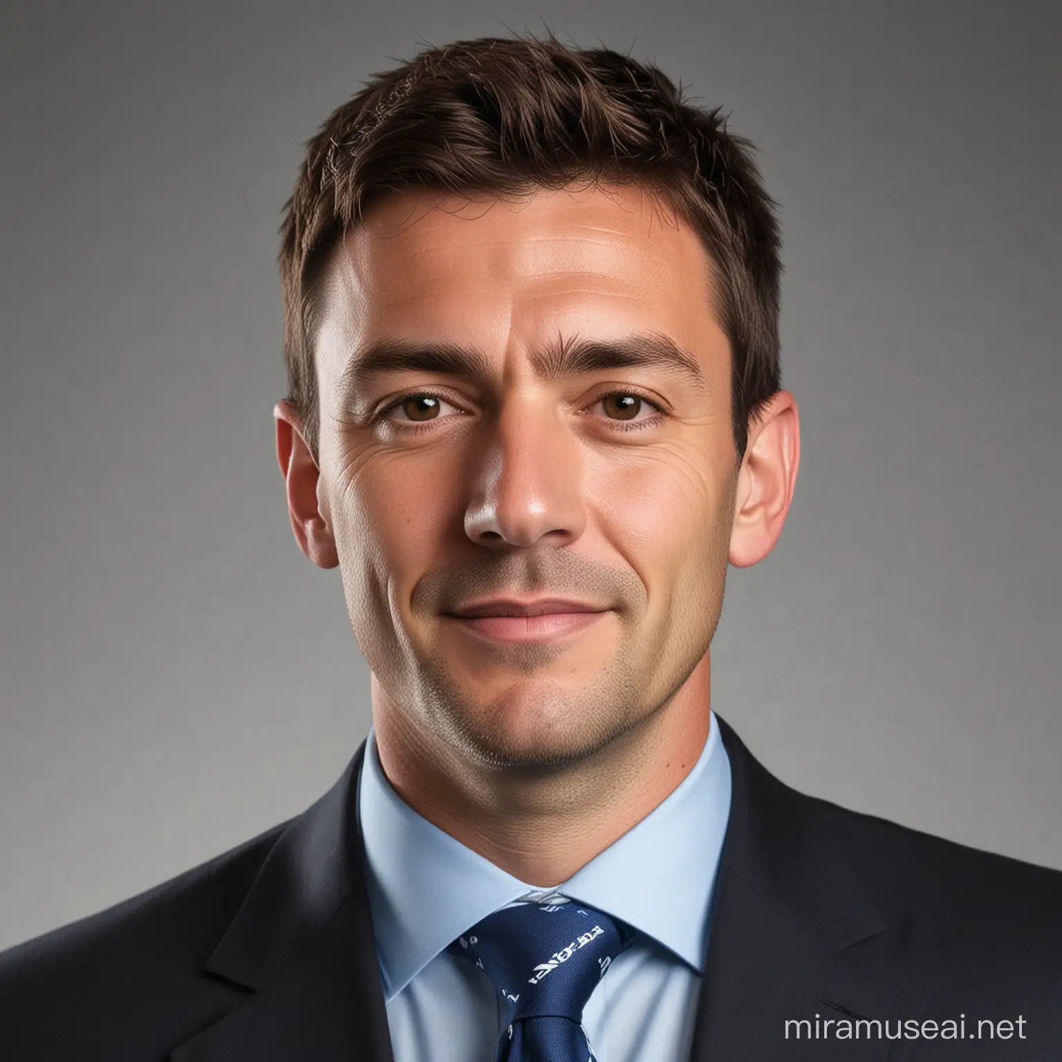 a square linkedin company profile picture of a board member of a premier league club