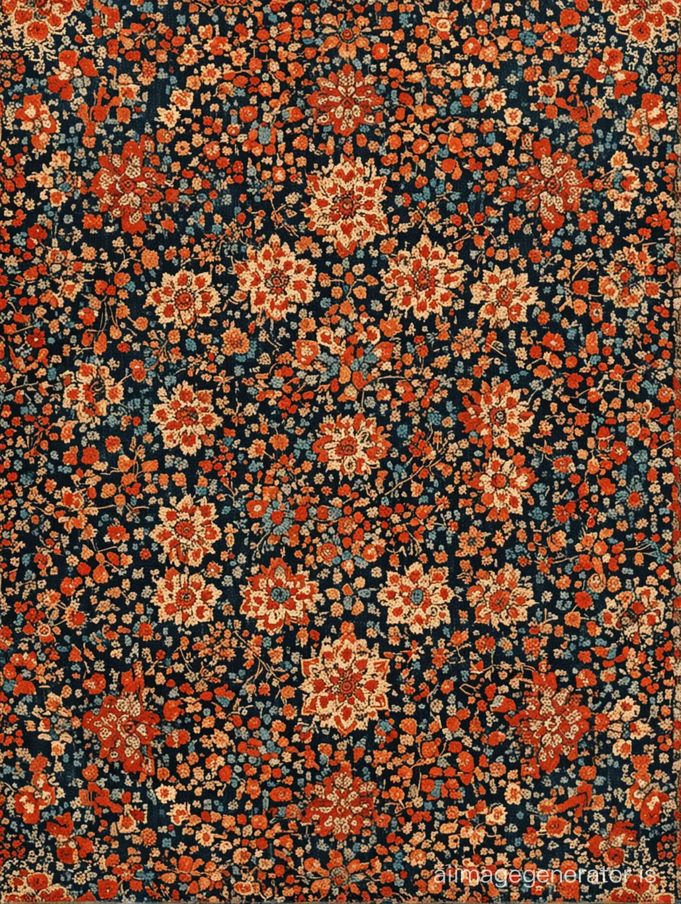 traditional Persian pattern and motifs in textile