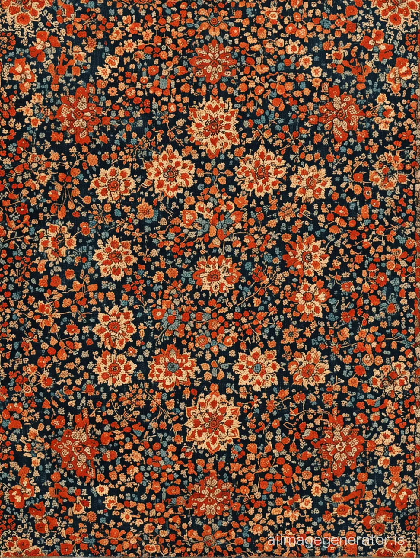 traditional Persian pattern and motifs in textile
