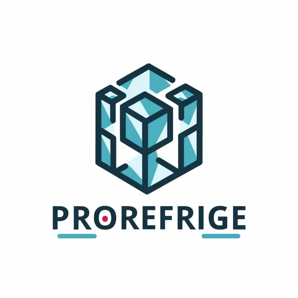 a logo design,with the text "ProRefrige", main symbol:Cold, refrigeration,Moderate,clear background