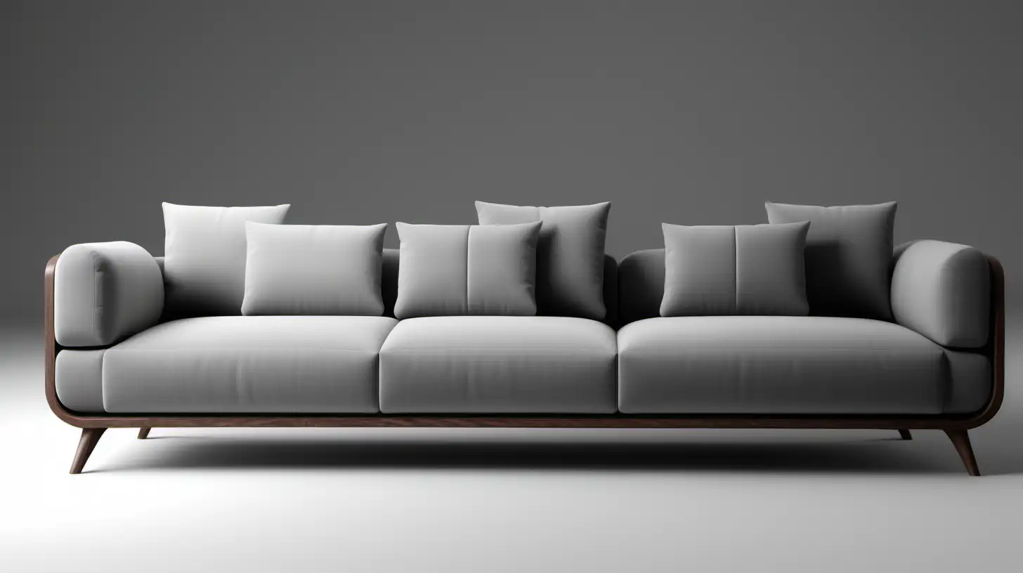 Modern Italian Sofa with Mechanical Arm and Minimalist Design