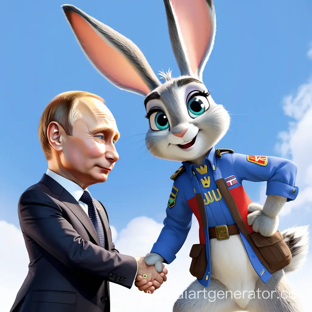 Путин и джуди хопс вместе