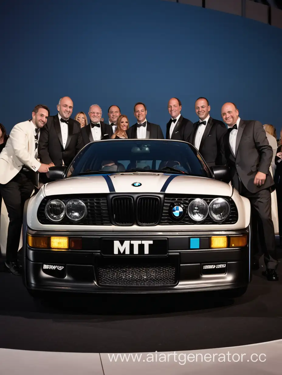 Elegant-Evening-Gathering-of-Influential-Figures-with-BMWs