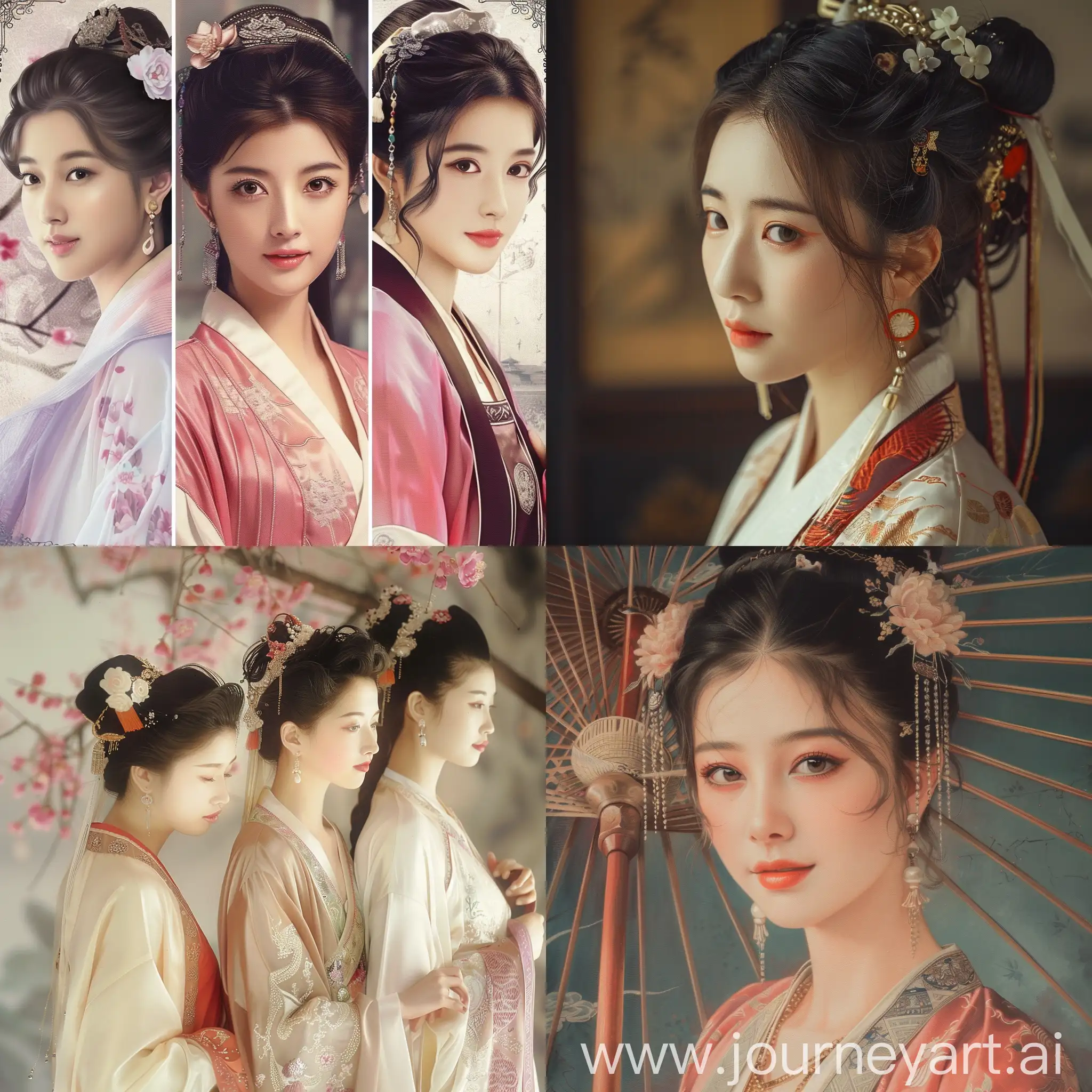 Graceful-Jiangnan-Ladies-in-Traditional-attire
