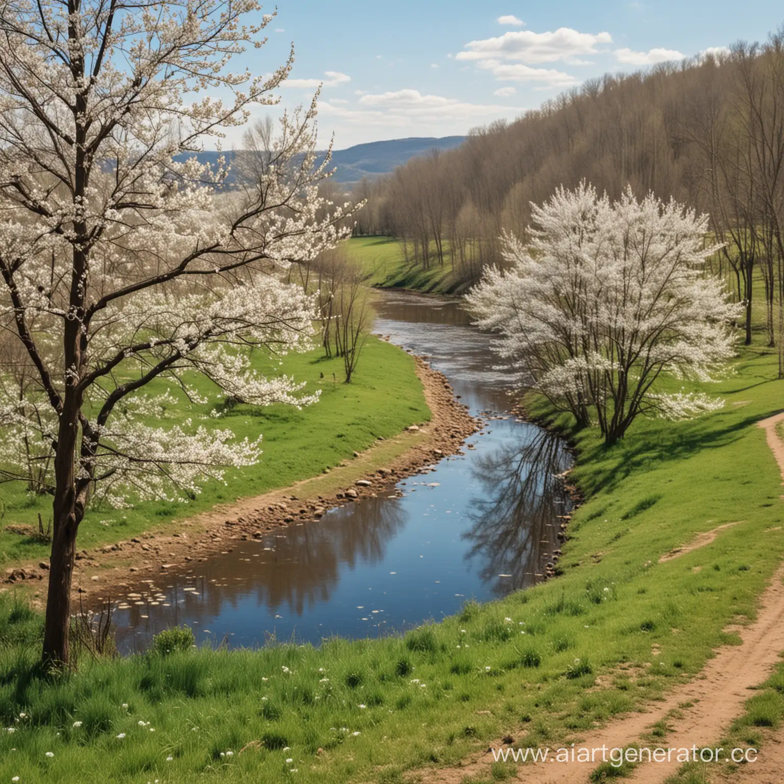 Vibrant-Spring-Scene-in-Oblomov