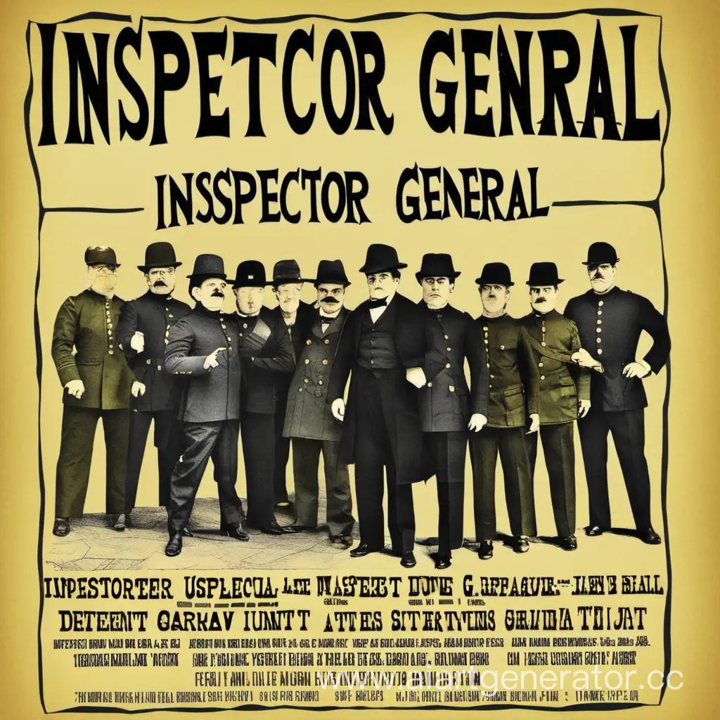 Whimsical-Poster-Art-for-Inspector-General-Play-Production