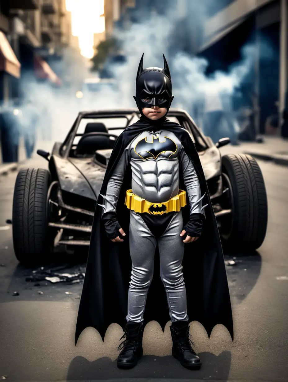 Captivating BatmanInspired Photoshoot in a PostApocalyptic Cityscape