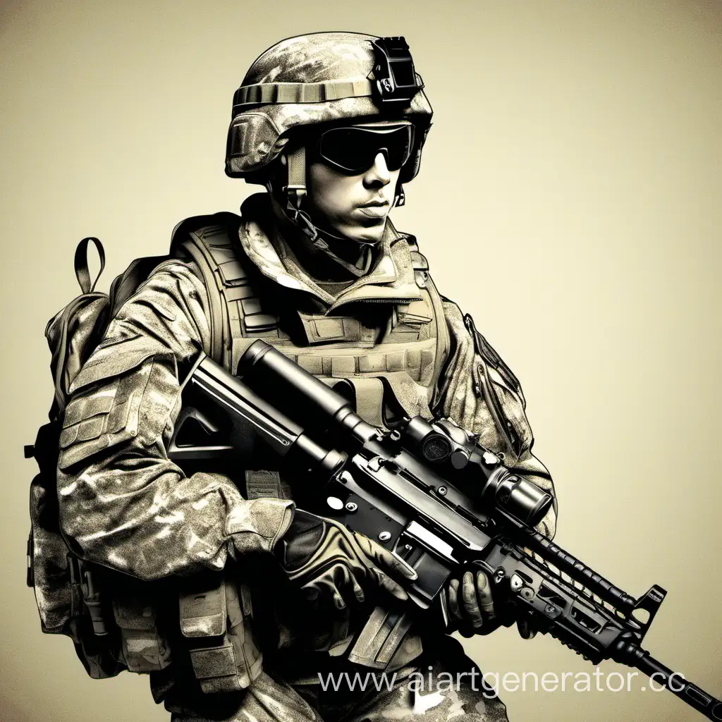 Stealthy-Soldier-Sketching-in-Camouflage