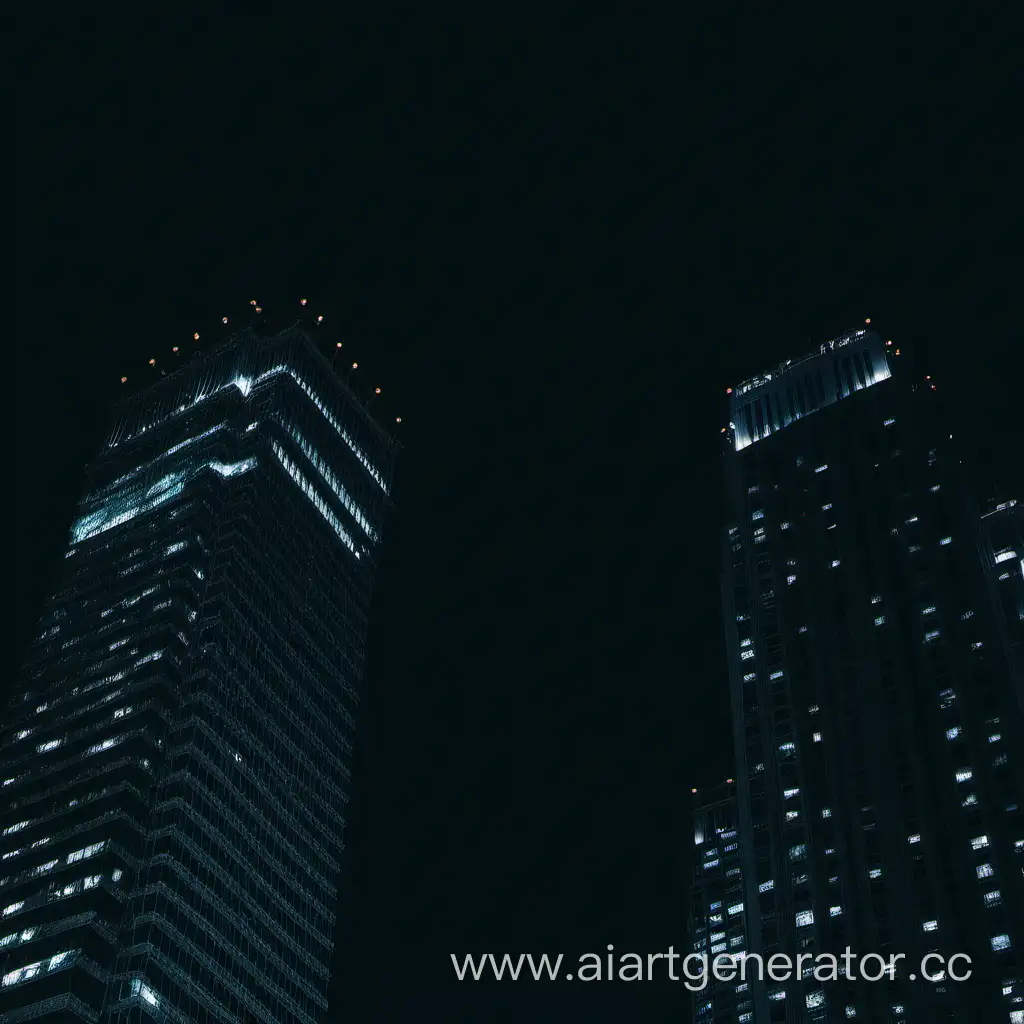 Glowing-Skyscrapers-Illuminating-the-Night-Sky