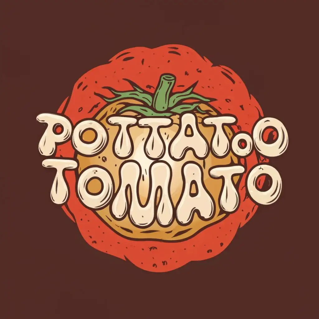 LOGO-Design-for-PotatoTomato-Dual-Veggie-Fusion-in-Warm-Earth-Tones-with-Clear-Typography