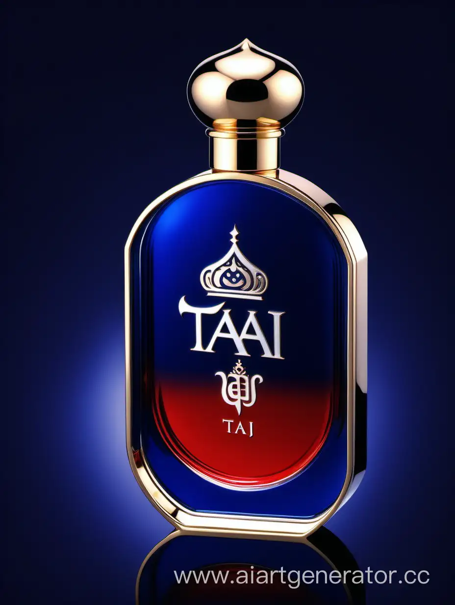 Luxurious-Dark-Blue-Red-and-White-Double-Layers-Perfume-with-Elegant-Zamac-Cop