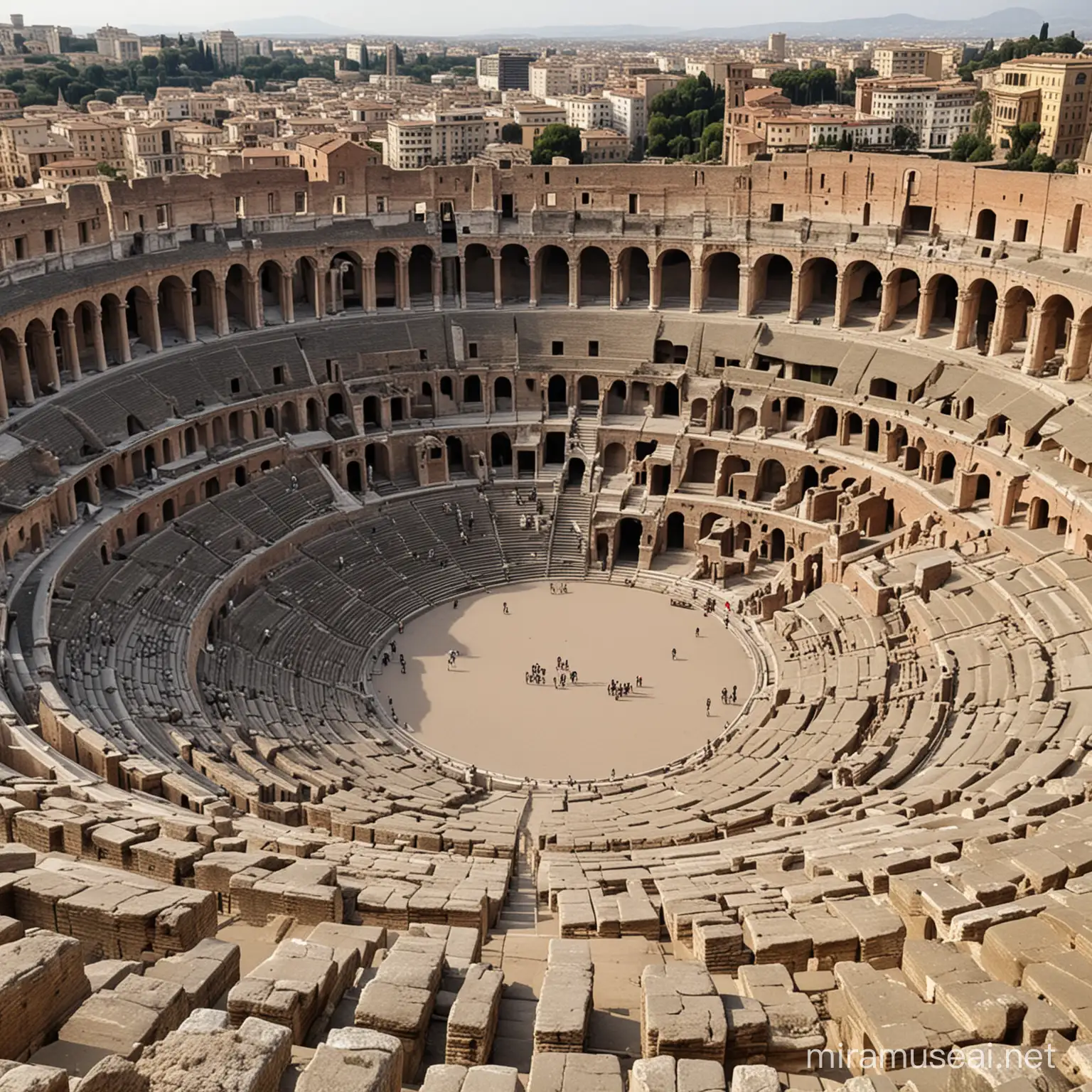 Roman Leptiminus Amphitheater Timeless Beauty in Modern Light