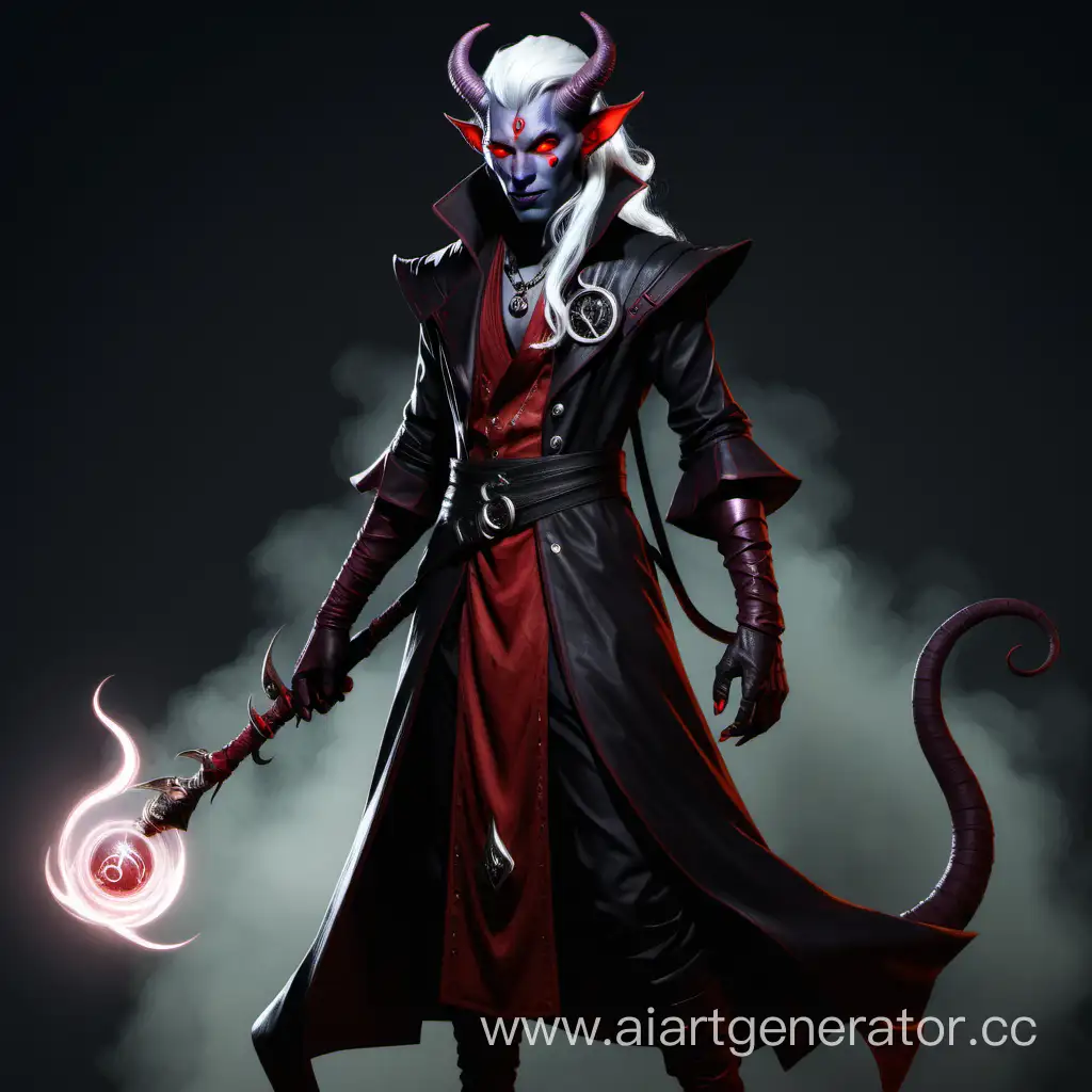 Mystical-Tiefling-Warlock-with-Red-Eyes-White-Hair-and-Radiant-Aura