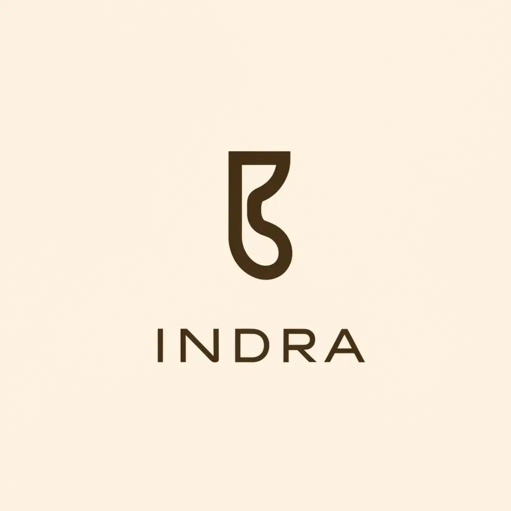 a logo design,with the text "INDERA", main symbol:IS,Moderate,be used in Restaurant industry,clear background