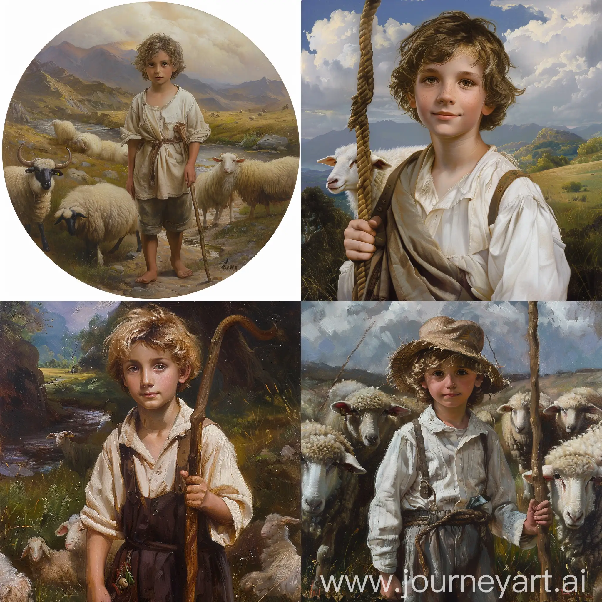 David-the-Shepherd-Boy-with-His-Sheep-in-Serene-Landscape
