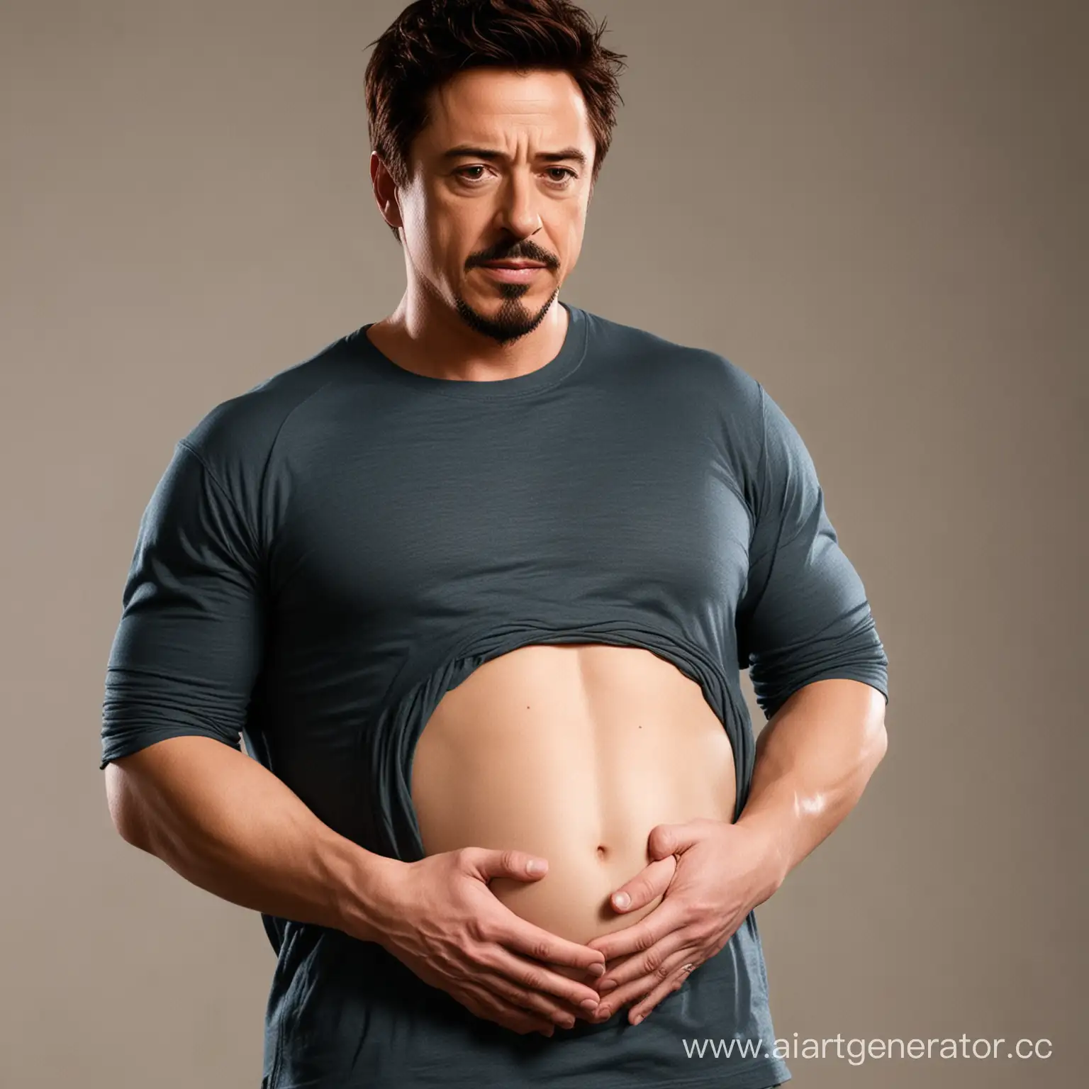 Pregnant Tony Stark