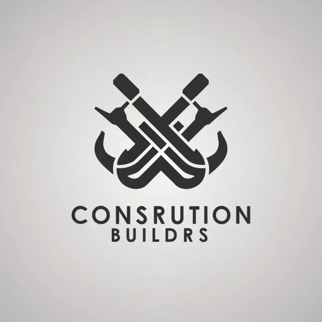 a logo design,with the text "Construction Builders", main symbol:Construction Builders,Moderate,clear background