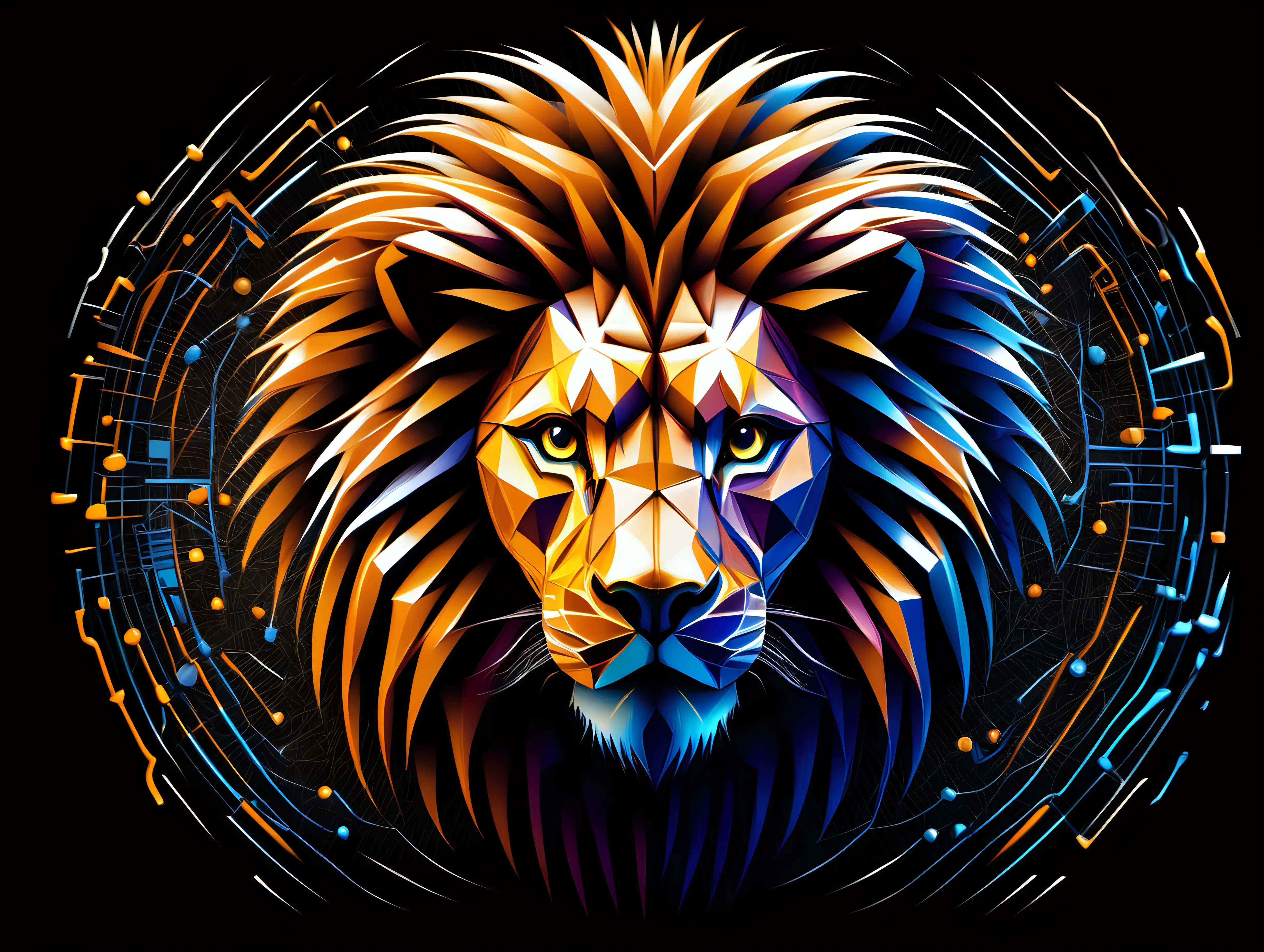 cryptographic abstraction of a lion