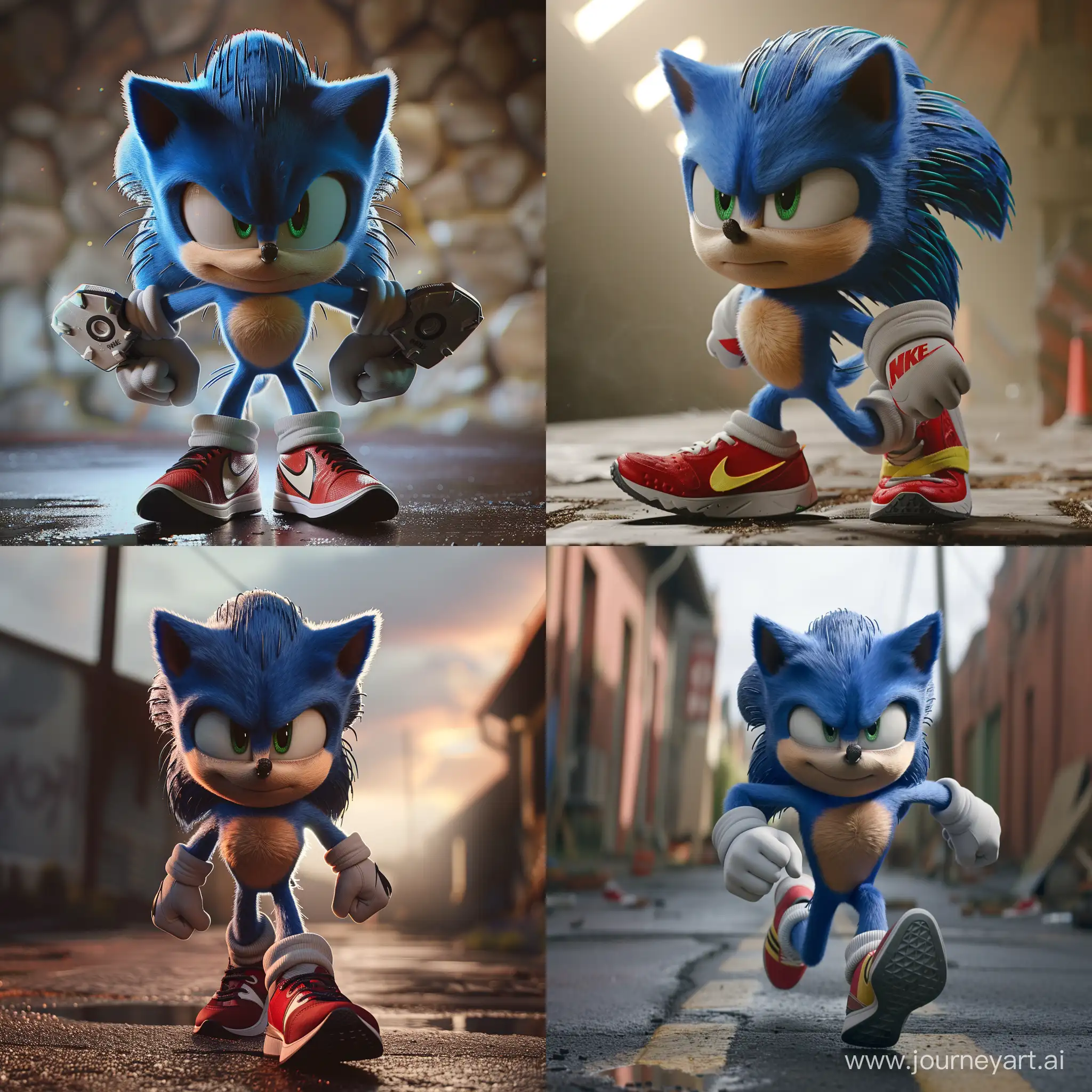 Shadow-the-Hedgehog-Movie-Character-Wearing-Nike-Shoes