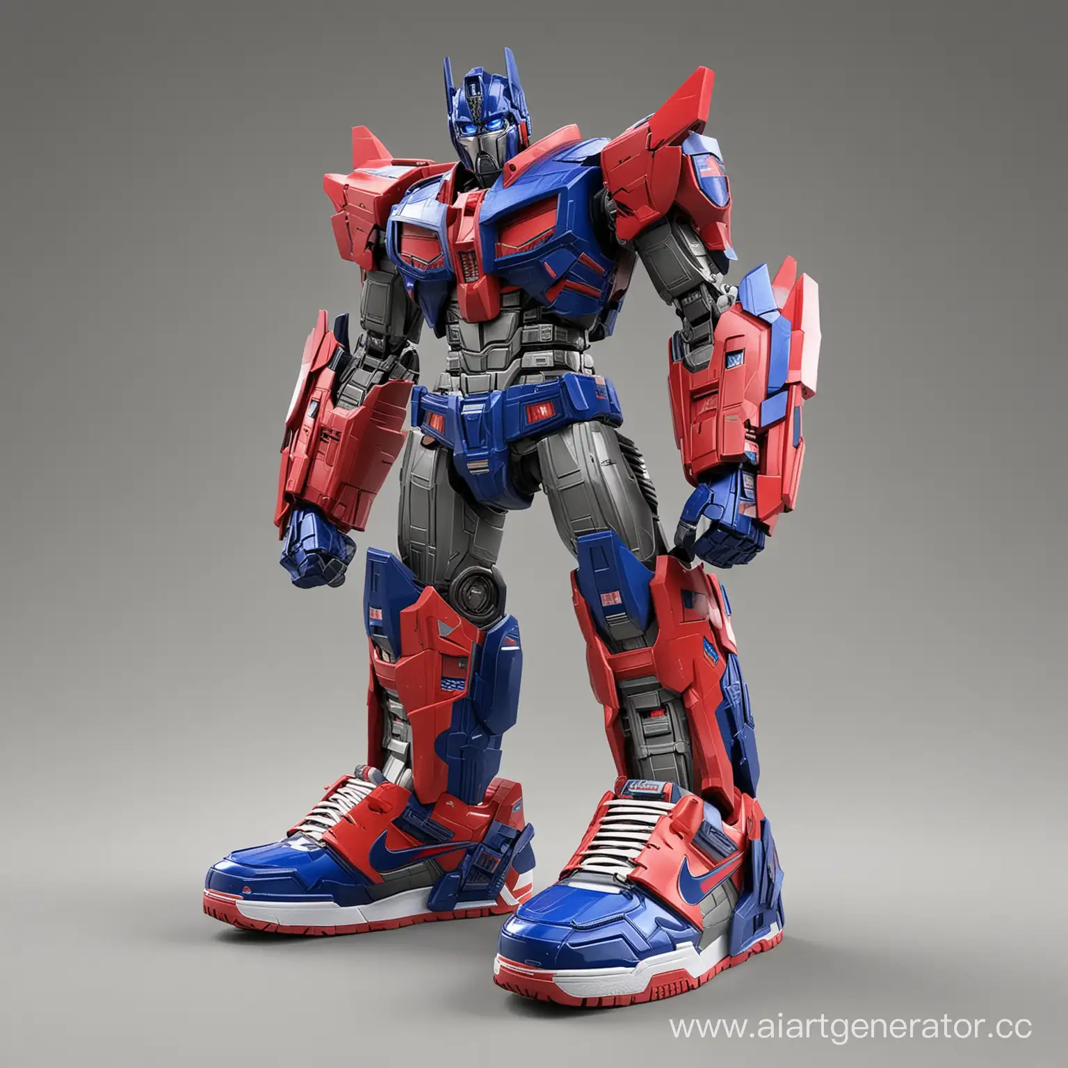 Optimus-Prime-Wearing-Nike-Shoes-in-Urban-Setting