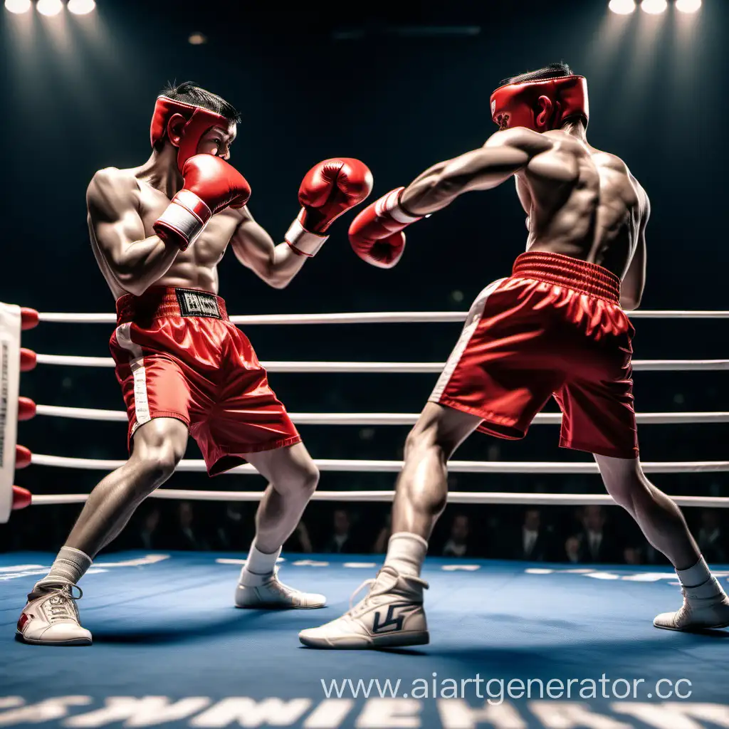 Mirror-Match-Boxing-Showdown-in-Striking-Red-Shorts