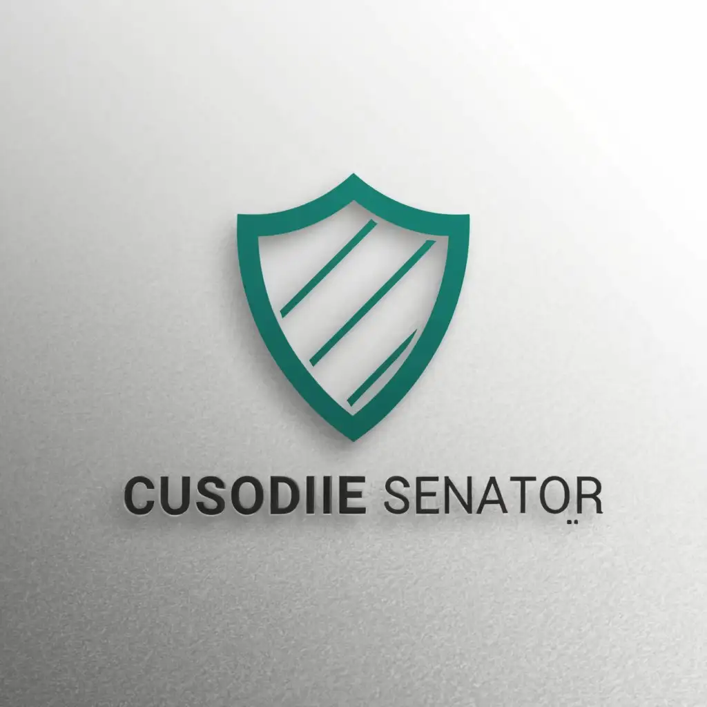 a logo design,with the text "Custodie Senator", main symbol:Plexiglass shield,Moderate,clear background