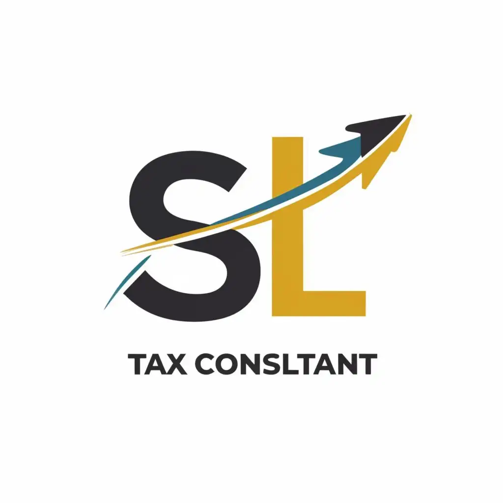 logo, TAXCONSULTANT, with the text "SL", typography, be used in Finance industry