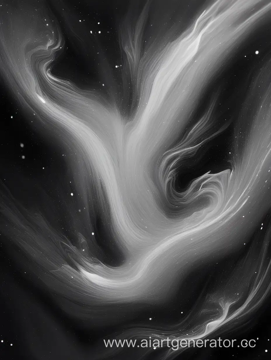 Dynamic-Galactic-Stream-in-Monochrome