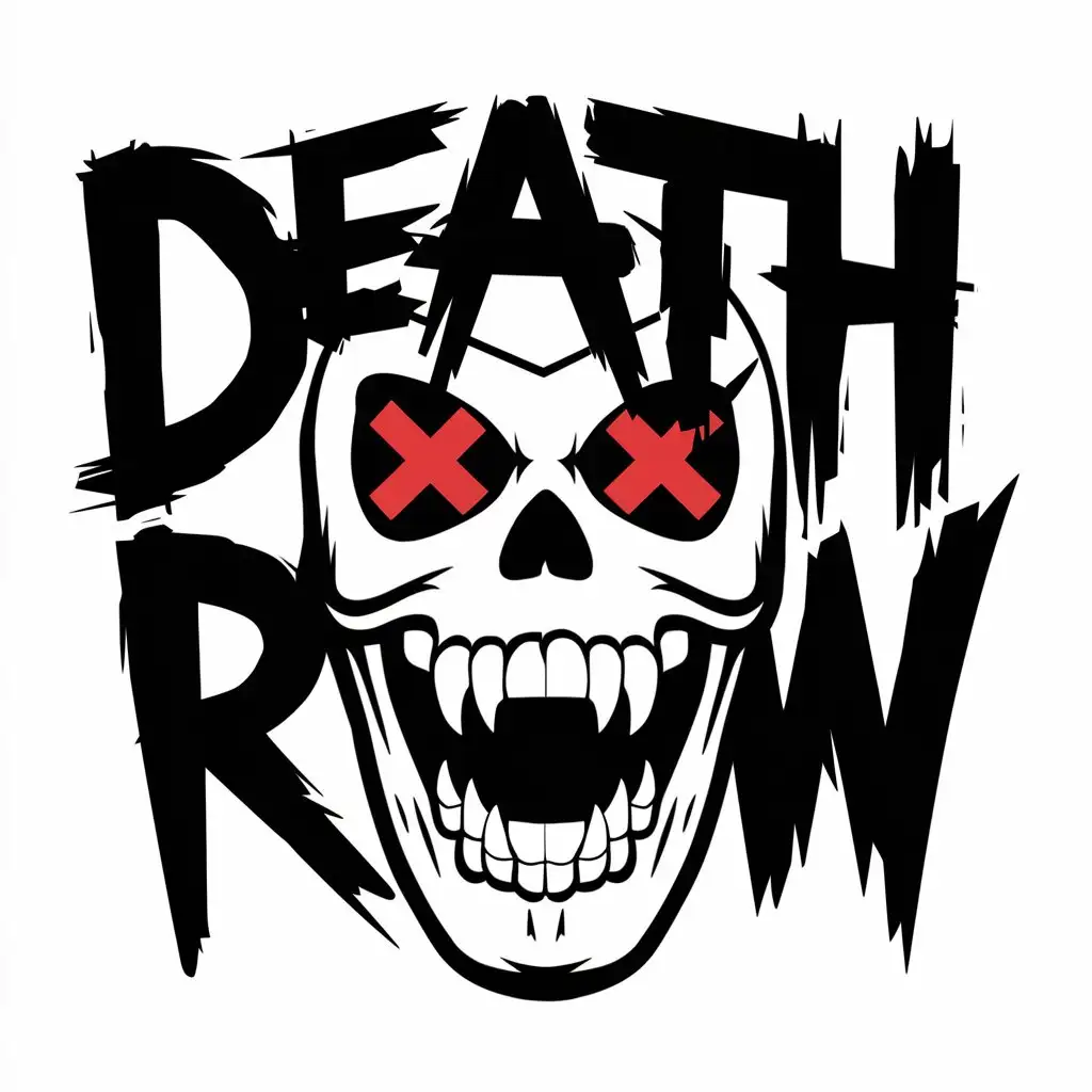 create a logo for a wrestling stable called "Death Row"