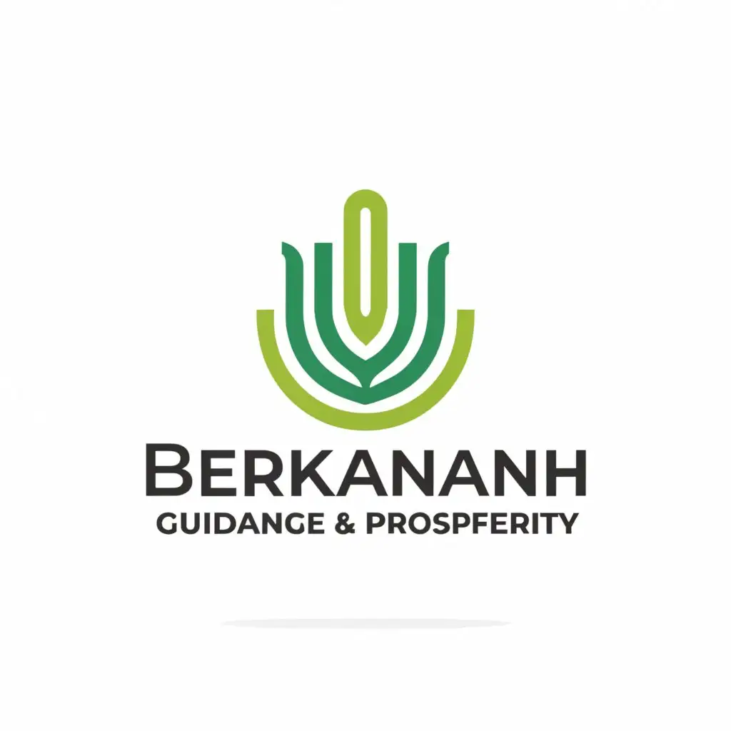 a logo design,with the text "pt berkah amanah guidance prosperity", main symbol:berkah,Minimalistic,be used in Legal industry,clear background