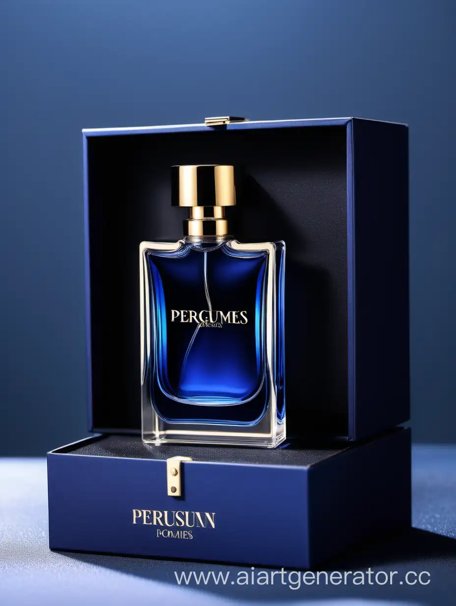 Mens-Perfume-Collection-in-Elegant-Blue-Black-and-Golden-Boxes