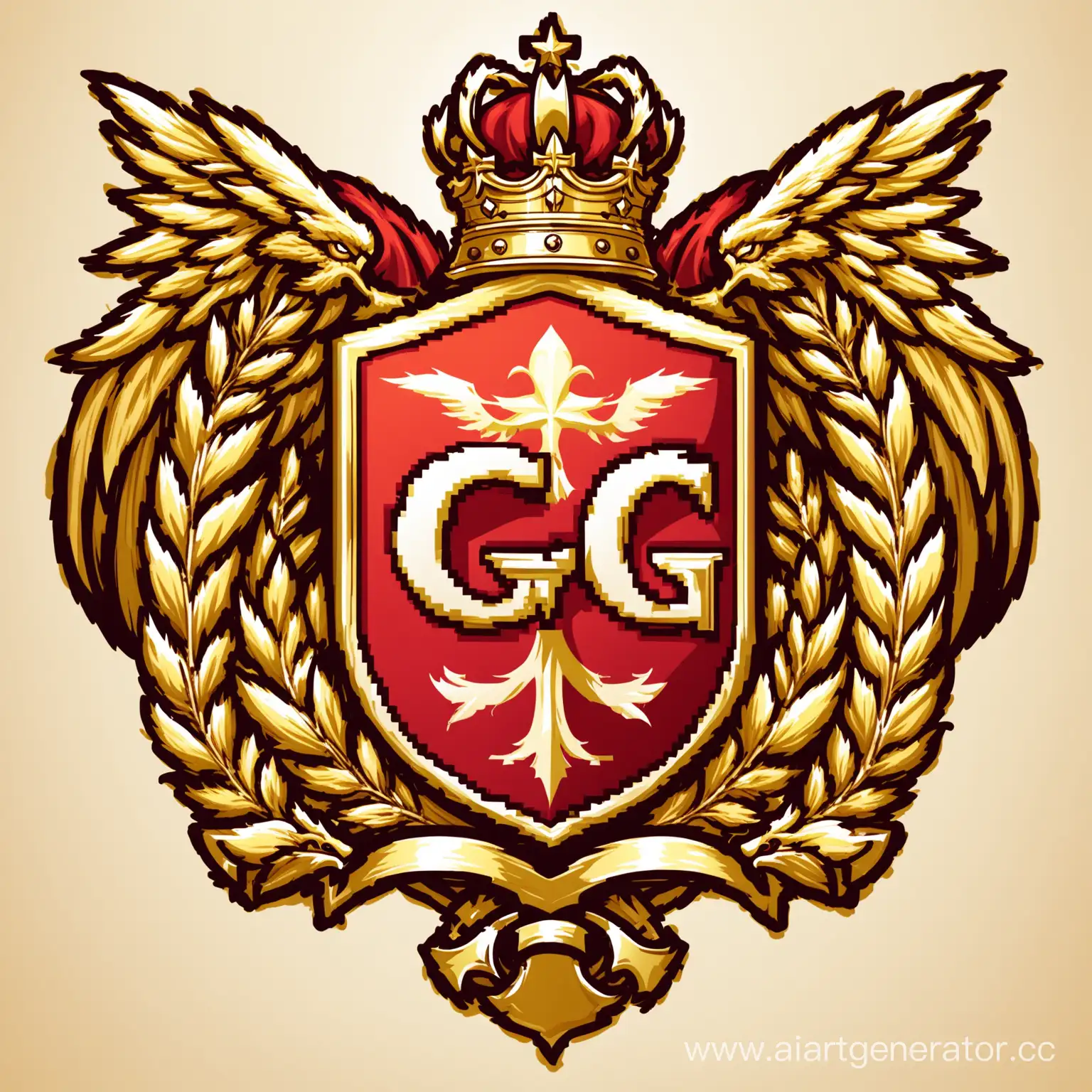 Герб для команды с названием GG