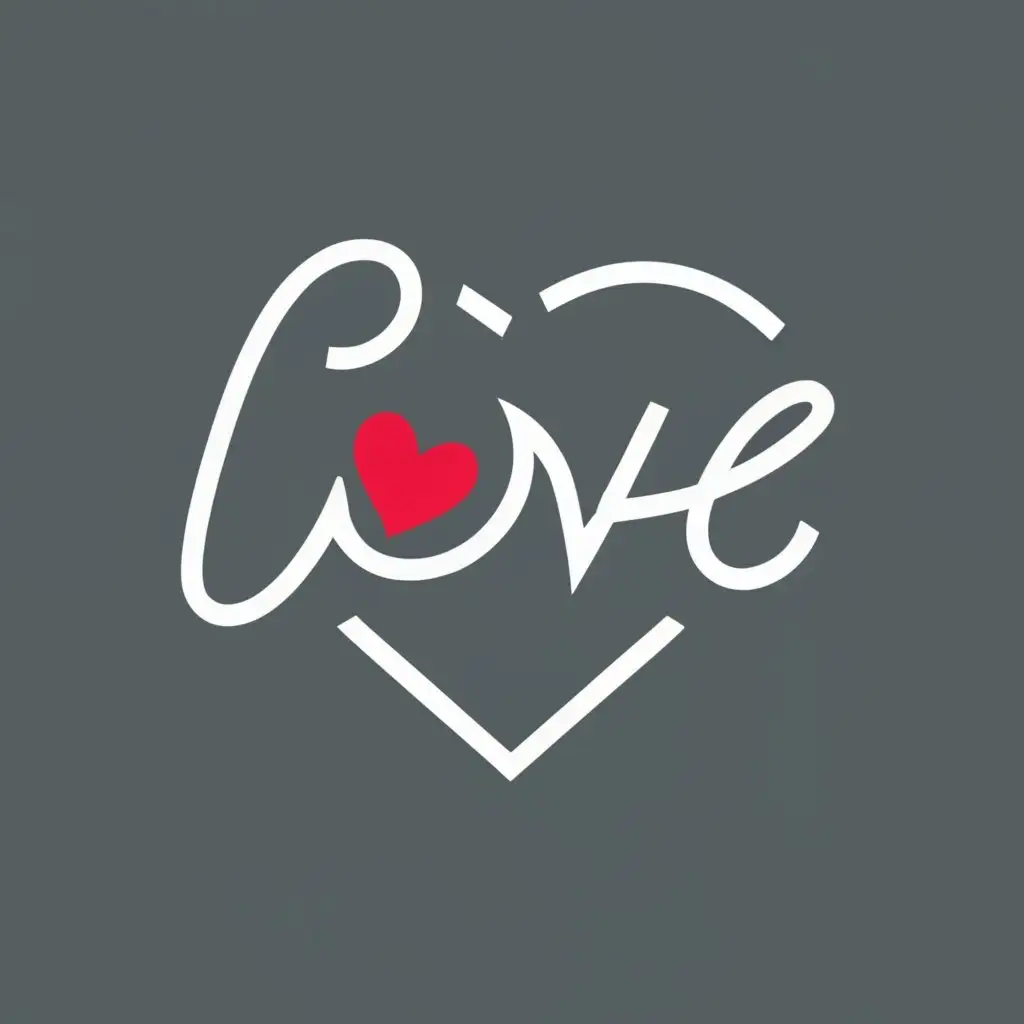 logo, love, with the text "I Love You", typography, be used in Restaurant industry