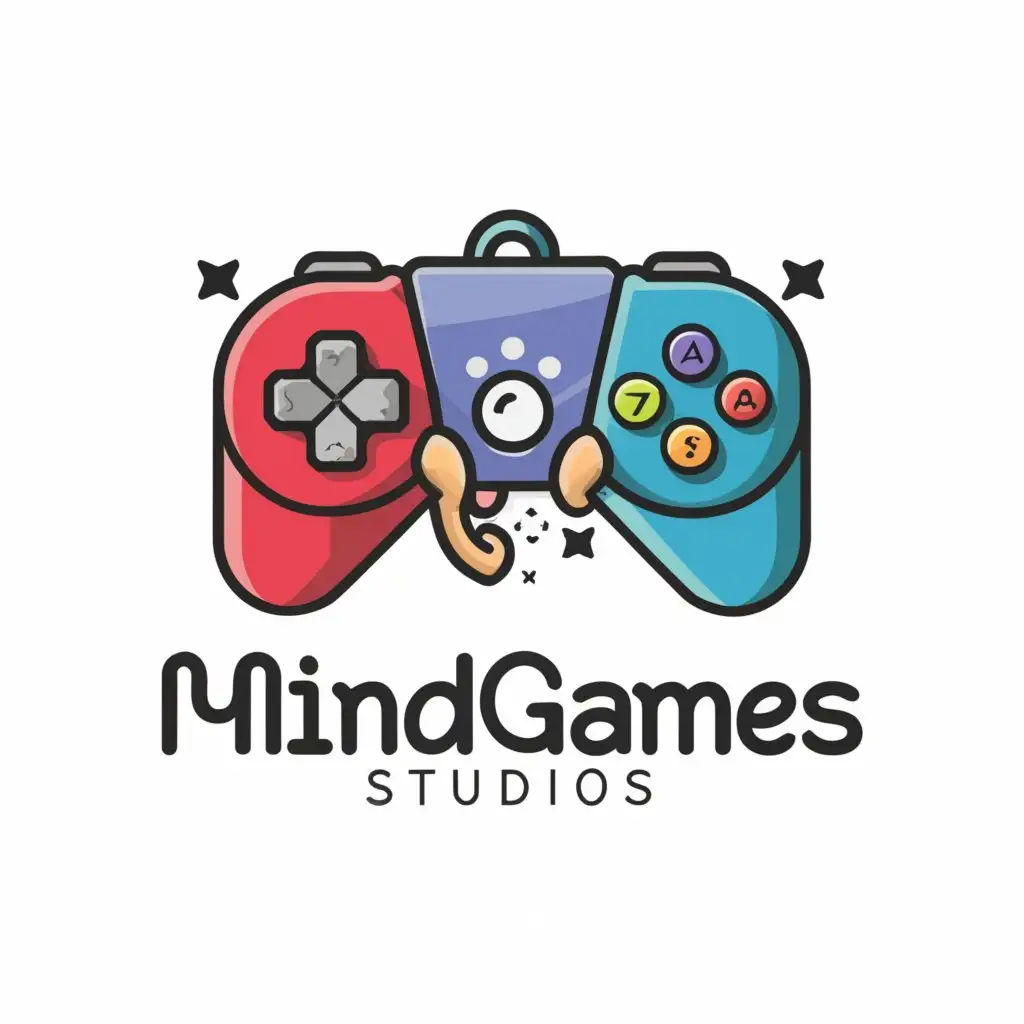 a logo design,with the text "MindGames Studios", main symbol:Fun, Modern, Playful,Moderate,be used in Entertainment industry,clear background