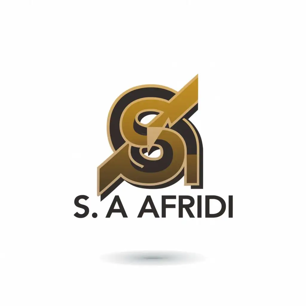 LOGO-Design-For-S-A-Afridi-Professional-Typography-Logo