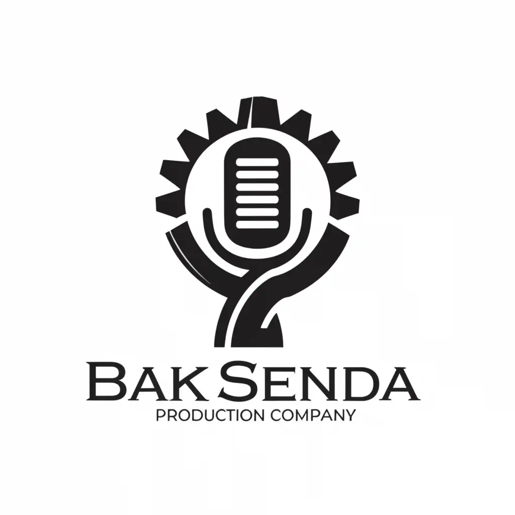 a logo design,with the text "Bakhshenda Media Production Company", main symbol:Media, Company, press,Moderate,clear background