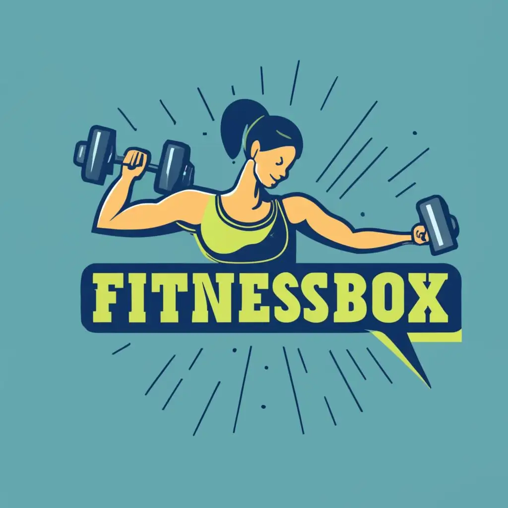 LOGO-Design-For-FitnessBox-Empowering-Women-in-the-Sports-Fitness-Industry