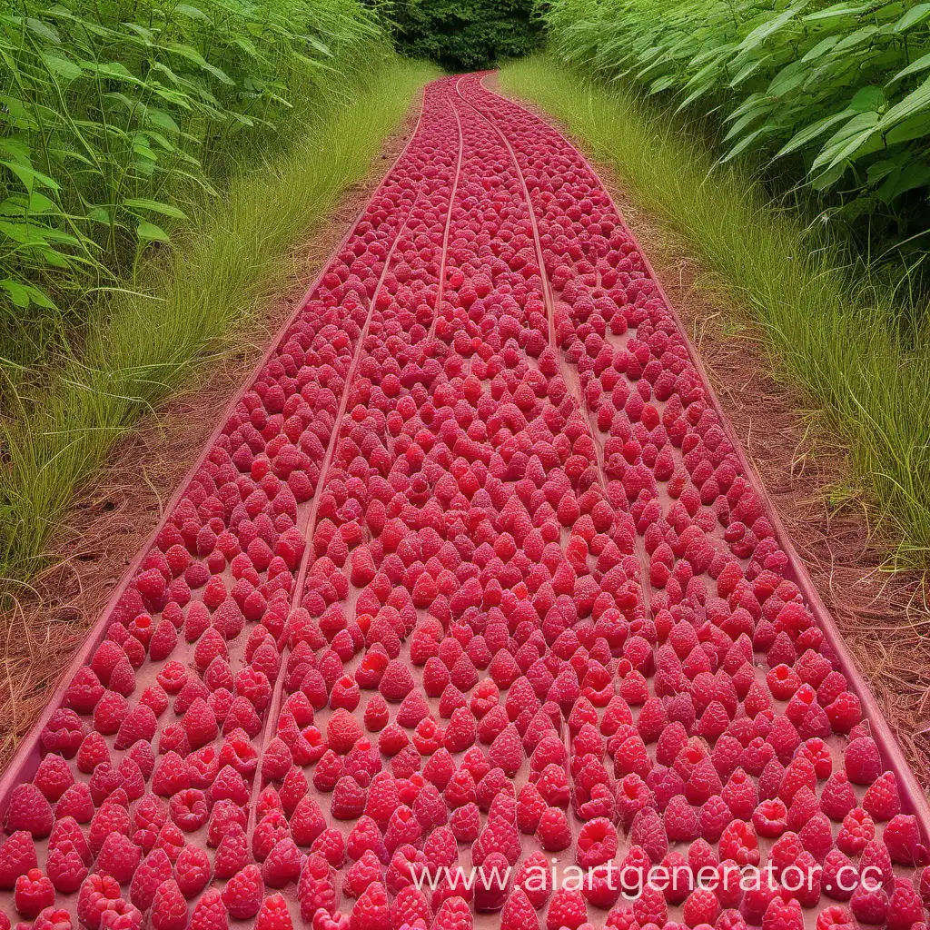 Vibrant-Raspberry-Track-in-Lush-Nature-Setting