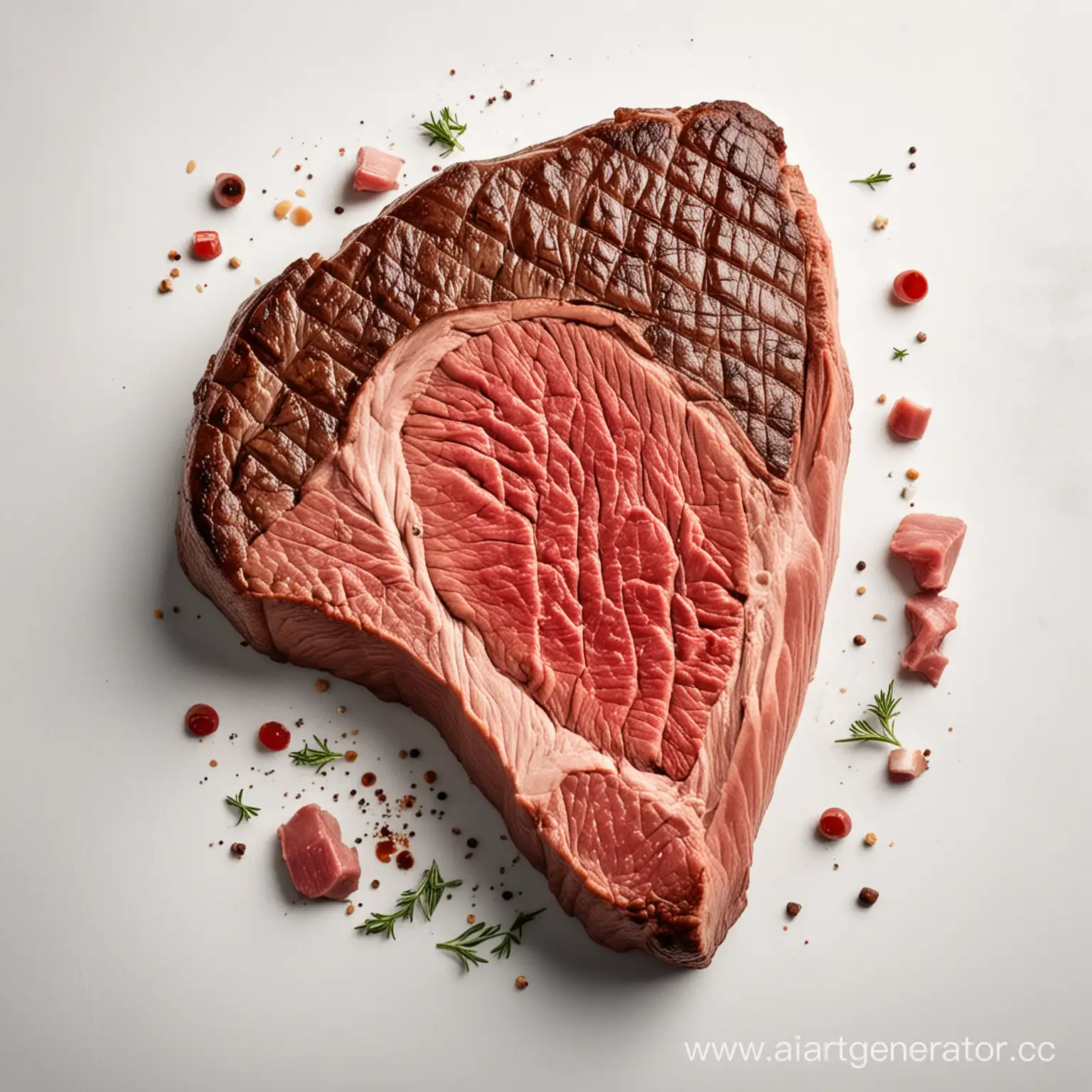 Aesthetic-Steak-Presentation-Juicy-Steak-on-Clean-White-Background