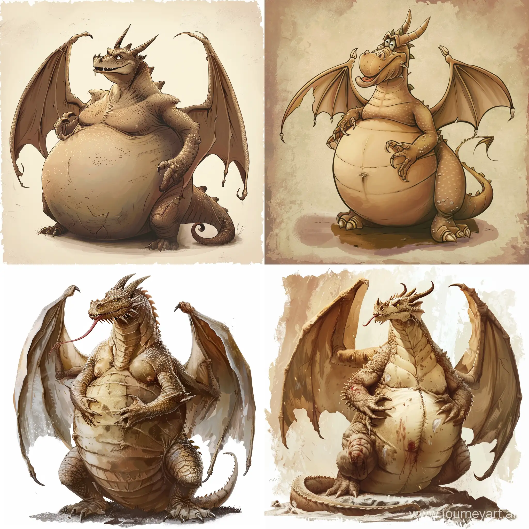 Chubby-Dragon-Gaining-Weight-in-Pixel-Art